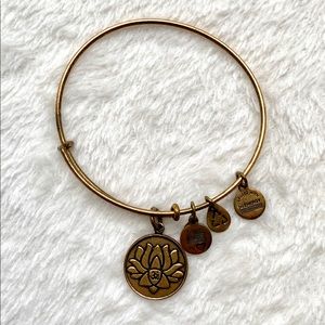 Alex and Ani lotus bracelet